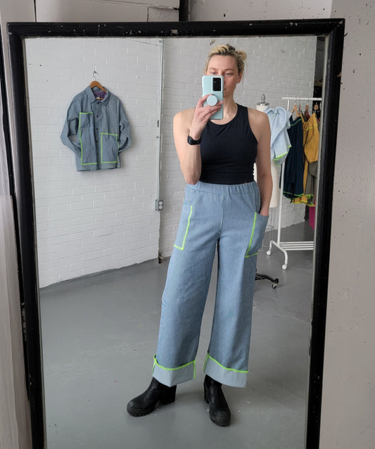 Work Pant, Railroad Denim