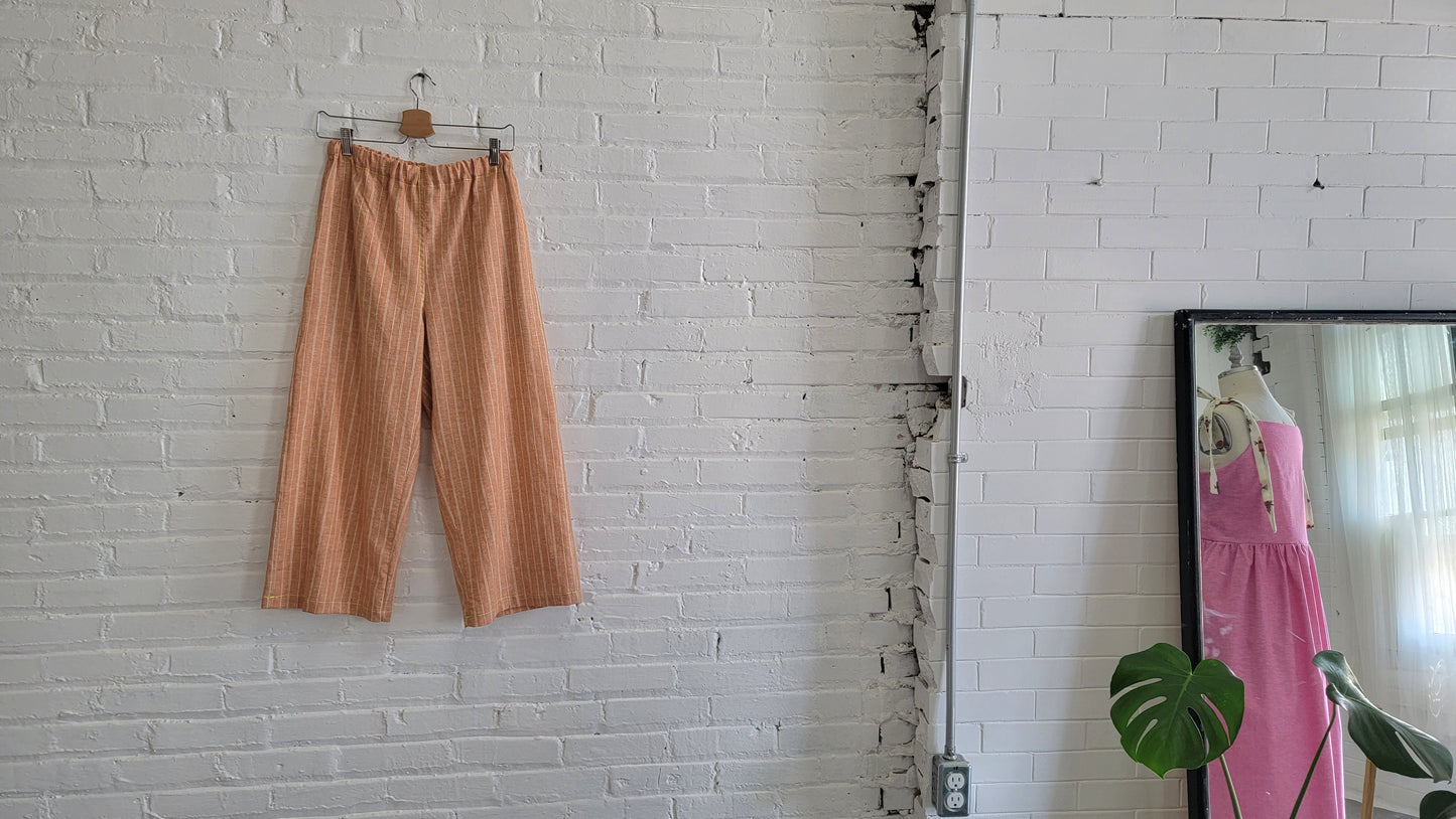 Pocket Pants, orange stripe