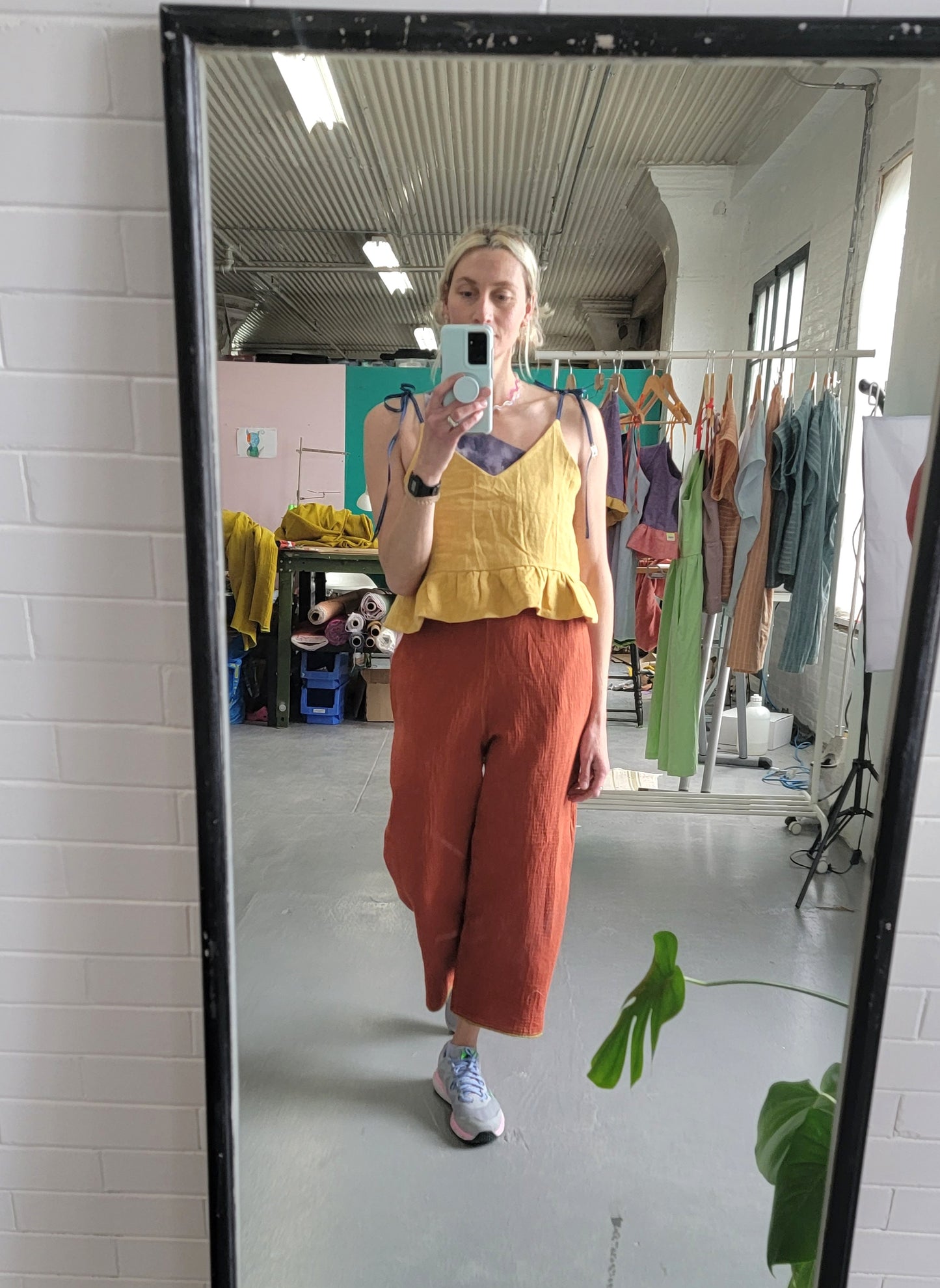 Tie Cropped Top, Sunshine