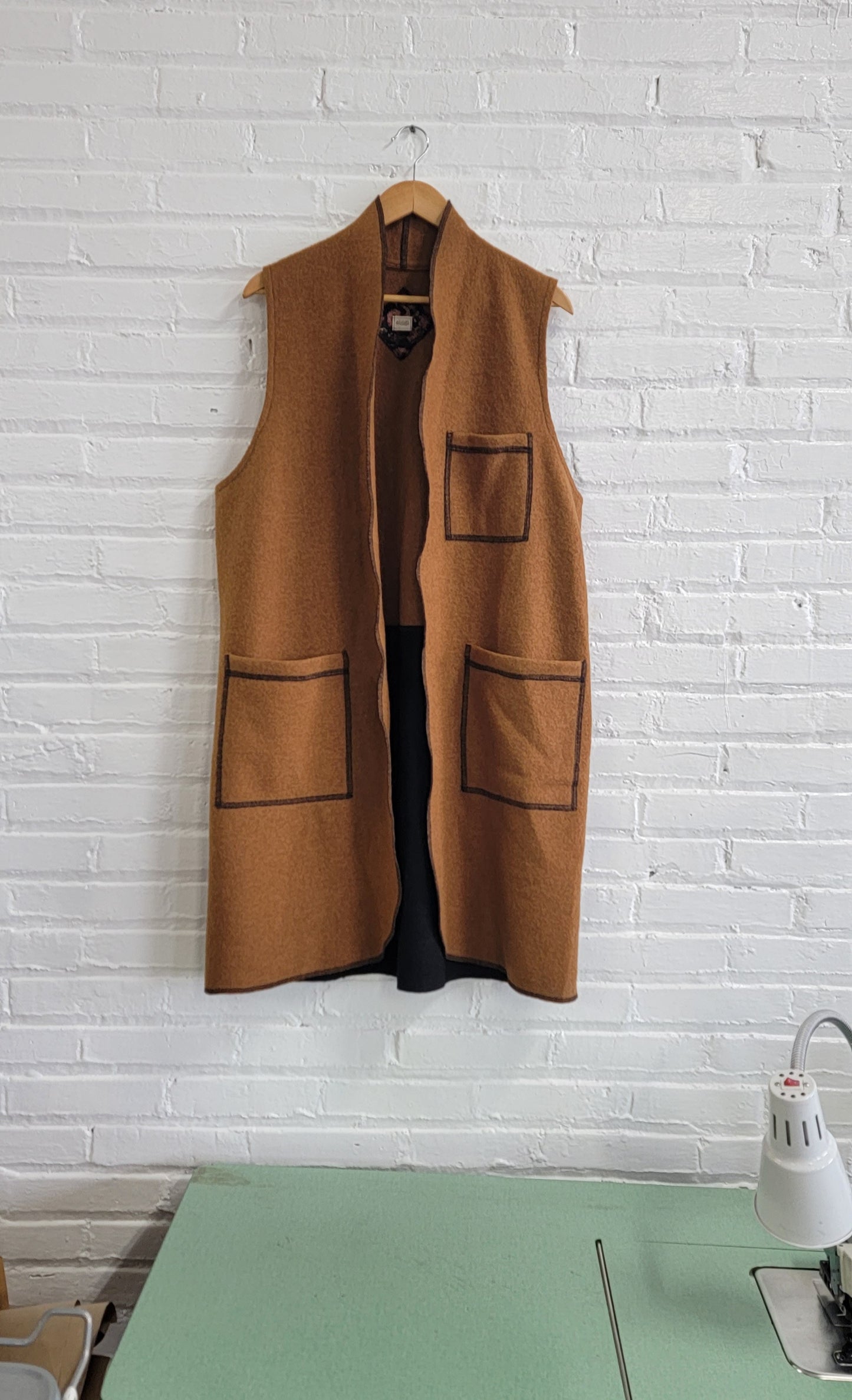 Merino Wool INGRID Labcoat Vest