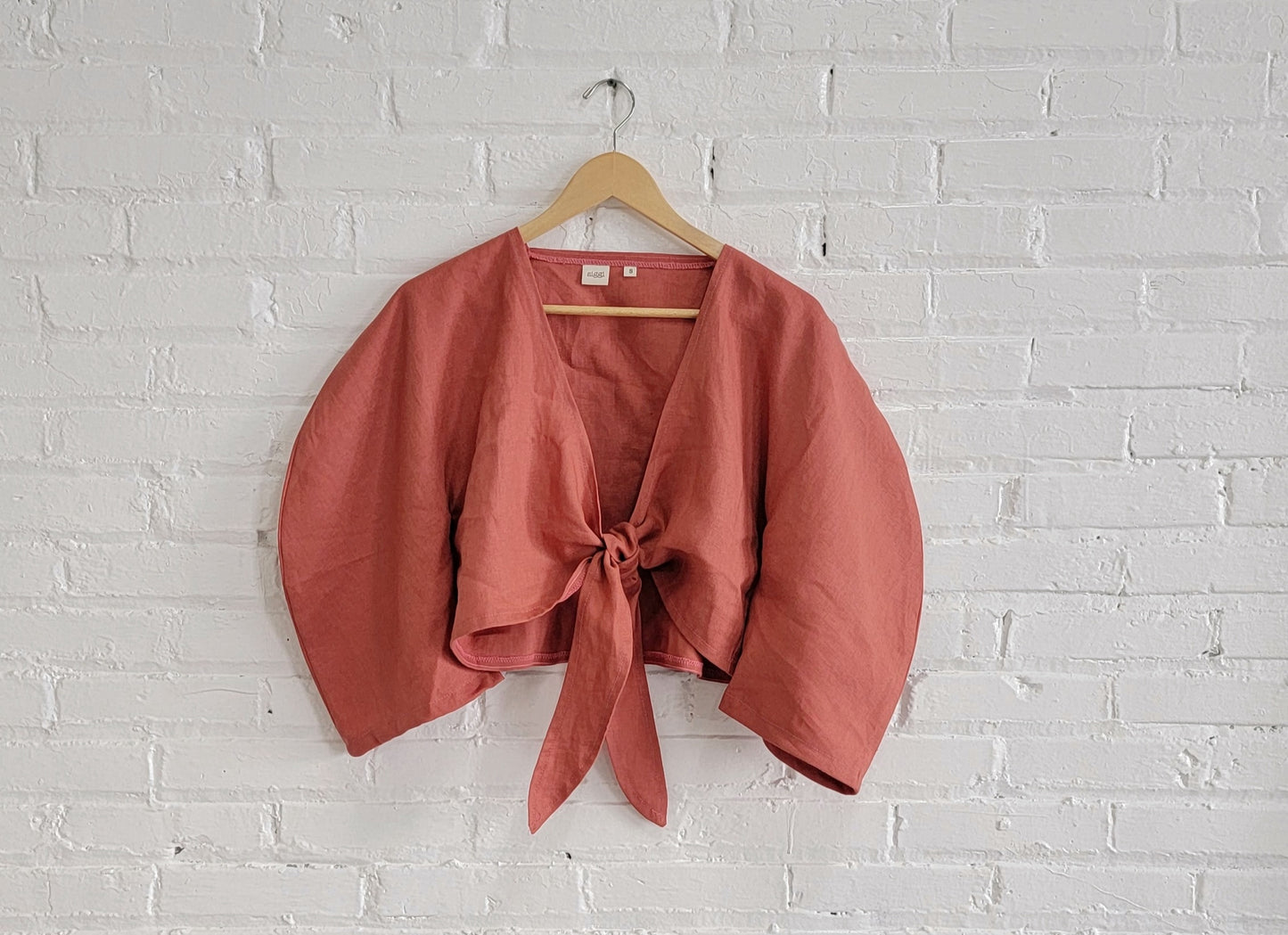 Coral Top, Canyon linen